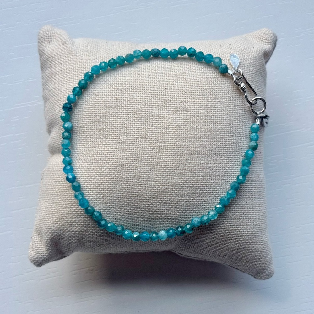 Pita Dewar Curated Classic Collection Blue Appetite and Sterling Silver Bracelet